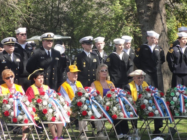 USS lexington Ceremony